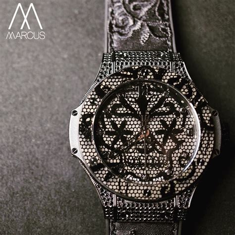 hublot broderie all black diamonds|Hublot black watches.